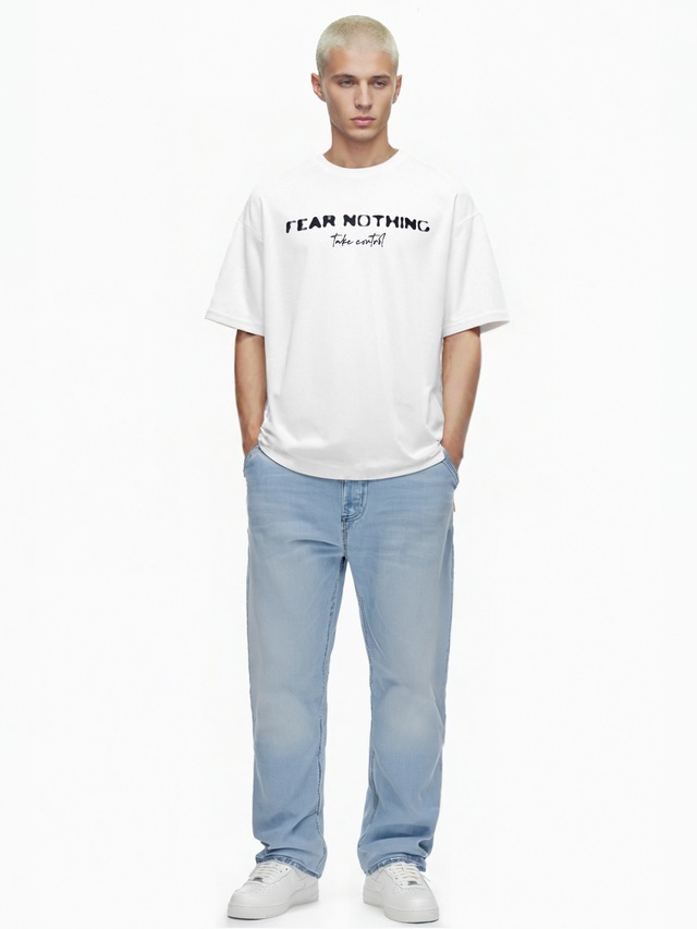 trueprodigy Oversize-Shirt »Noa Logo Print Oversized Rundhals«