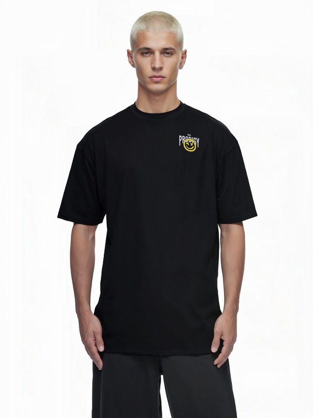 trueprodigy Oversize-Shirt »Hajin Logo Print Oversized Rundhals«