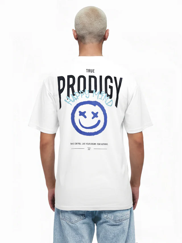 trueprodigy Oversize-Shirt »Hajin Logo Print Oversized Rundhals«