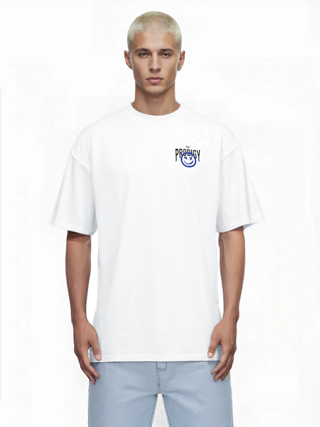 trueprodigy Oversize-Shirt »Hajin Logo Print Oversized Rundhals«