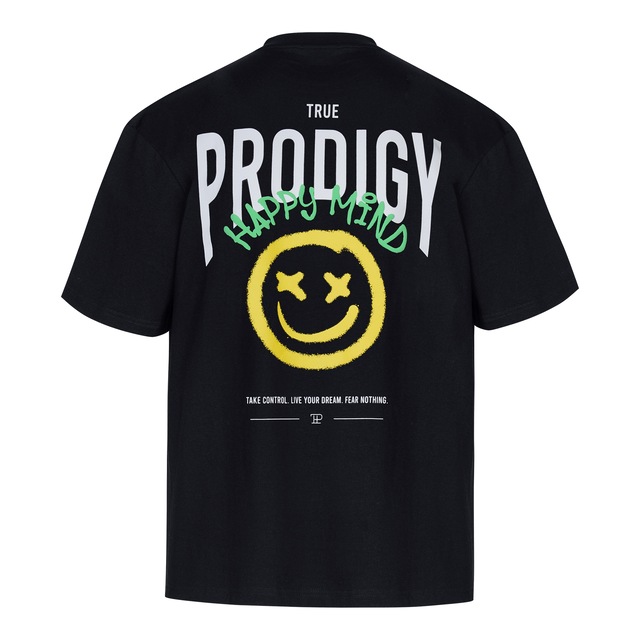 trueprodigy Oversize-Shirt »Hajin Logo Print Oversized Rundhals«