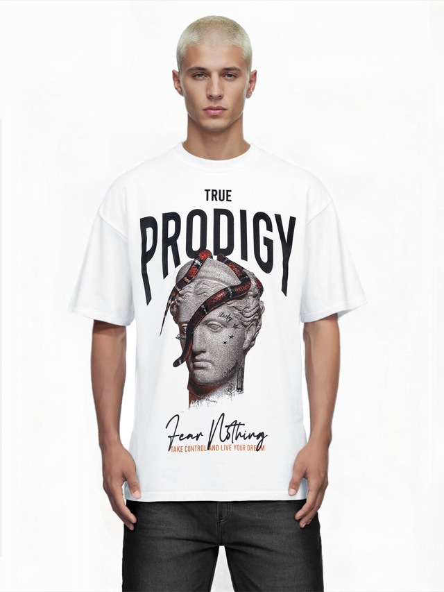 trueprodigy Oversize-Shirt »Jamie Logo Print Oversized Rundhals«