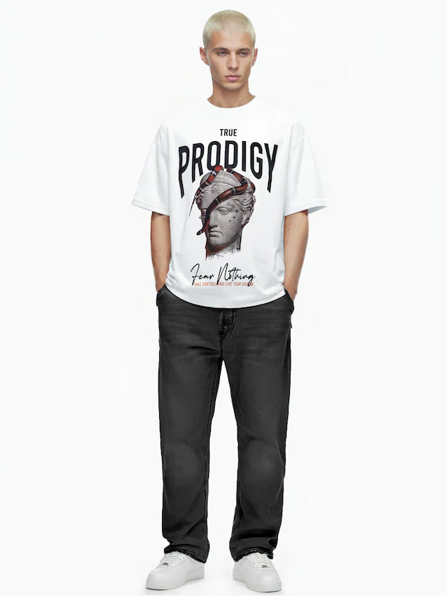 trueprodigy Oversize-Shirt »Jamie Logo Print Oversized Rundhals«