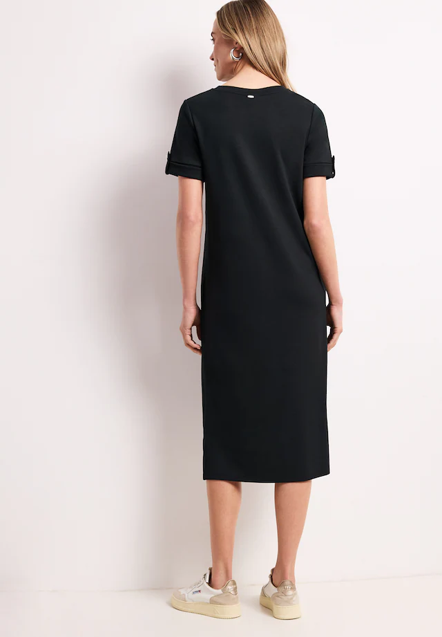 STREET ONE Jerseykleid Ohne Taschen mit Rundhalsausschnitt
