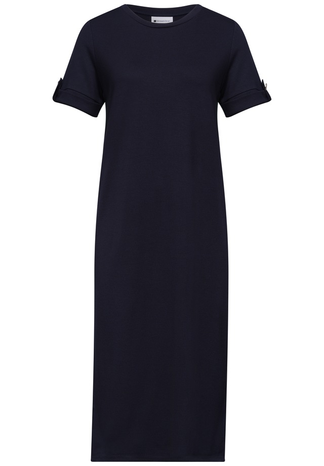 STREET ONE Jerseykleid Ohne Taschen mit Rundhalsausschnitt