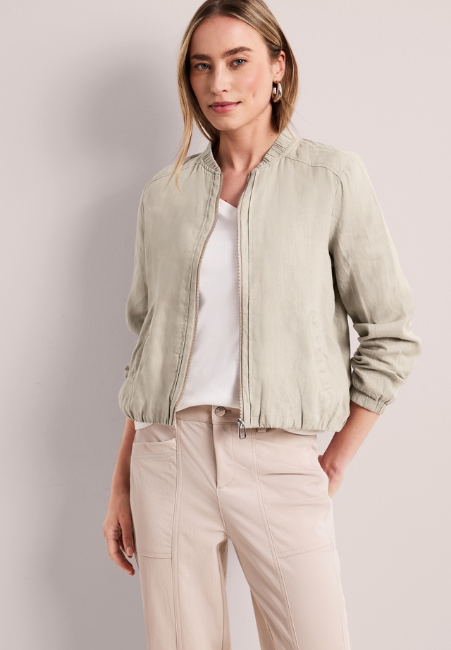 STREET ONE Blouson ohne Kapuze aus Leinen