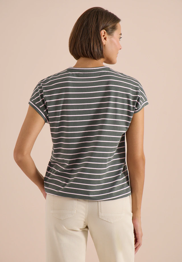 Cecil Print-Shirt im Streifendesign