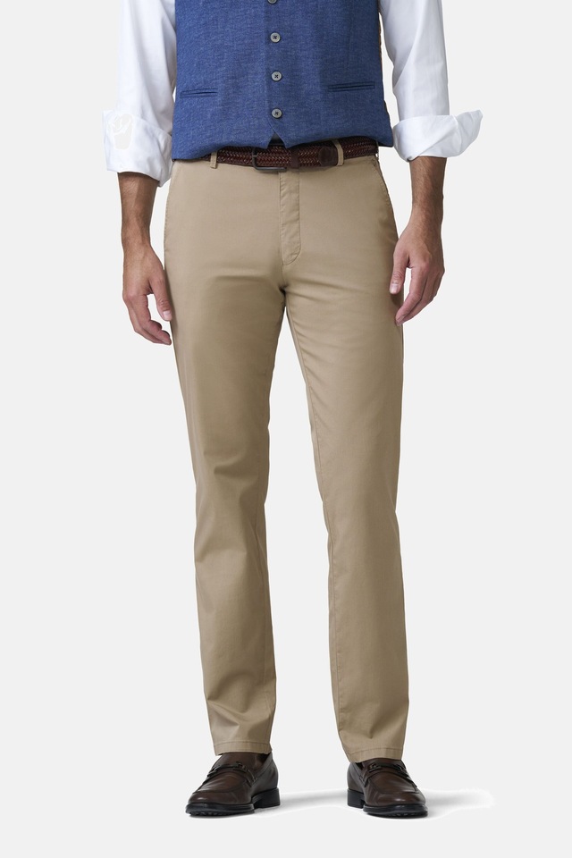 MEYER Chinos »Paris 1-5073« mit buntem Innenfutter