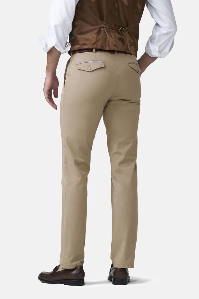 MEYER Chinos »Paris 1-5073« mit buntem Innenfutter