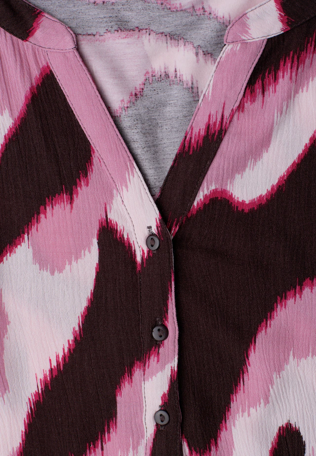 STREET ONE 3/4-Arm-Shirt mit Strukturmix