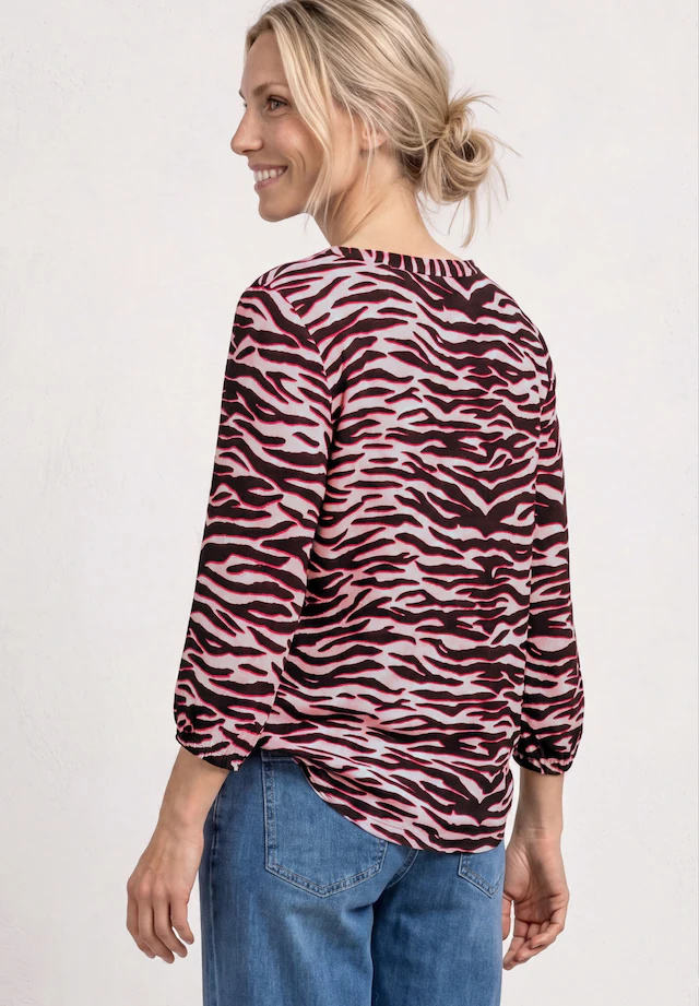 STREET ONE 3/4-Arm-Shirt mit Strukturmix