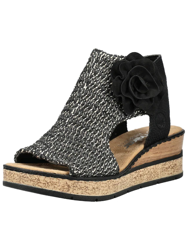 Rieker Keilsandalette »Rieker Sandalen Textil«