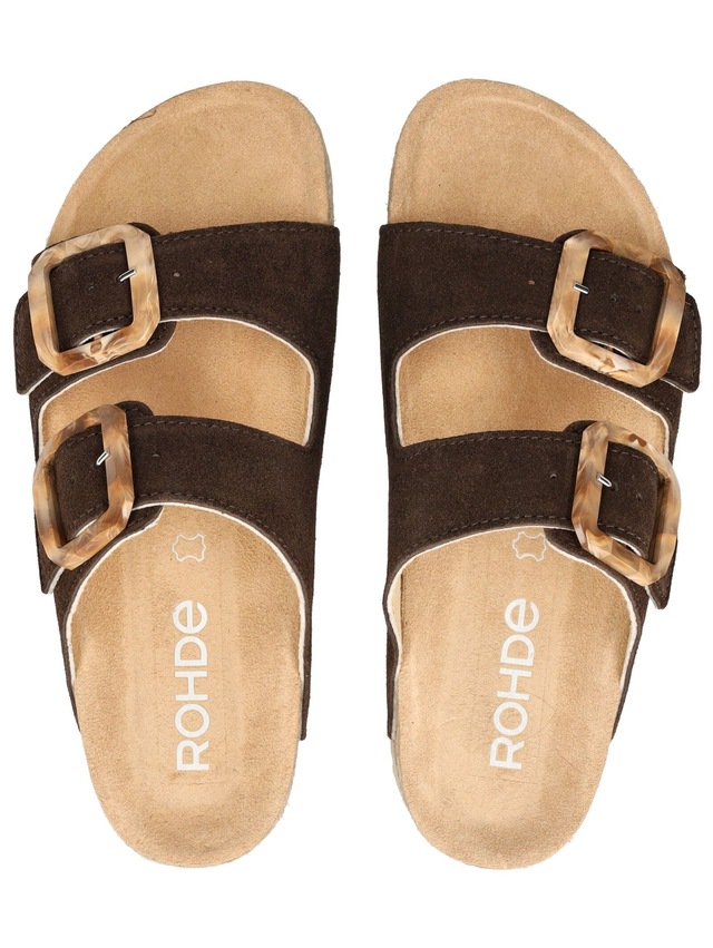 Rohde Pantolette »Rohde Pantoletten Veloursleder«
