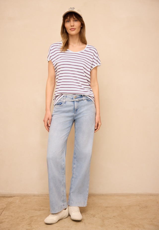 STREET ONE STUDIO Print-Shirt im soften Baumwoll-Mix