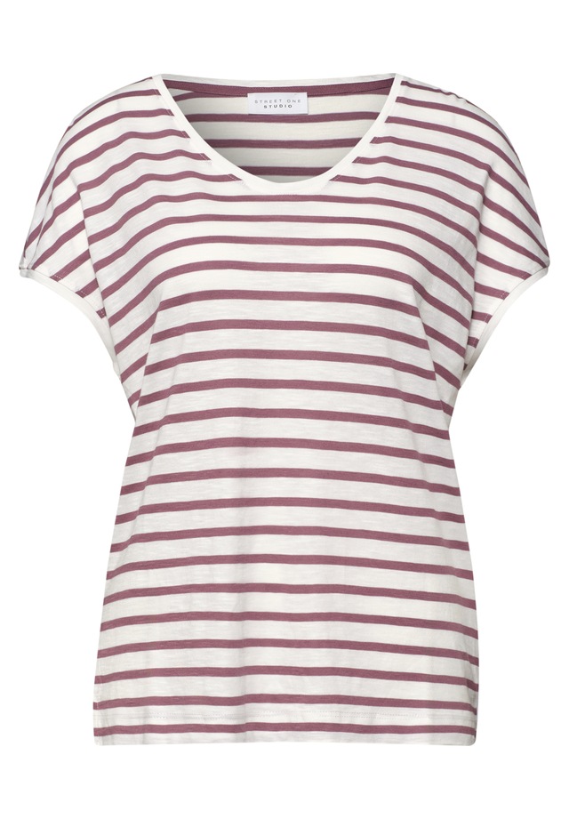 STREET ONE STUDIO Print-Shirt im soften Baumwoll-Mix