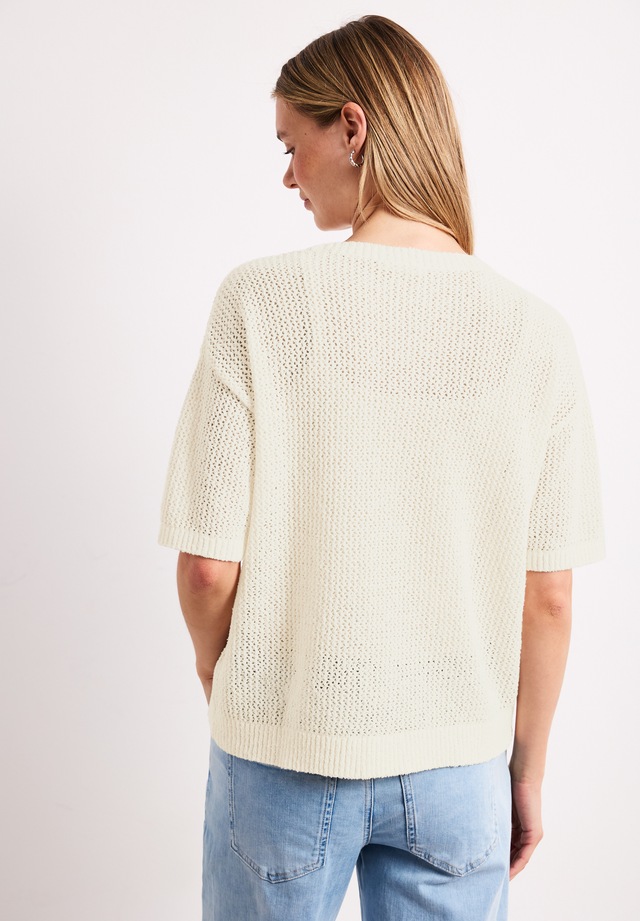 STREET ONE Kurzarmpullover im soften Baumwoll-Mix