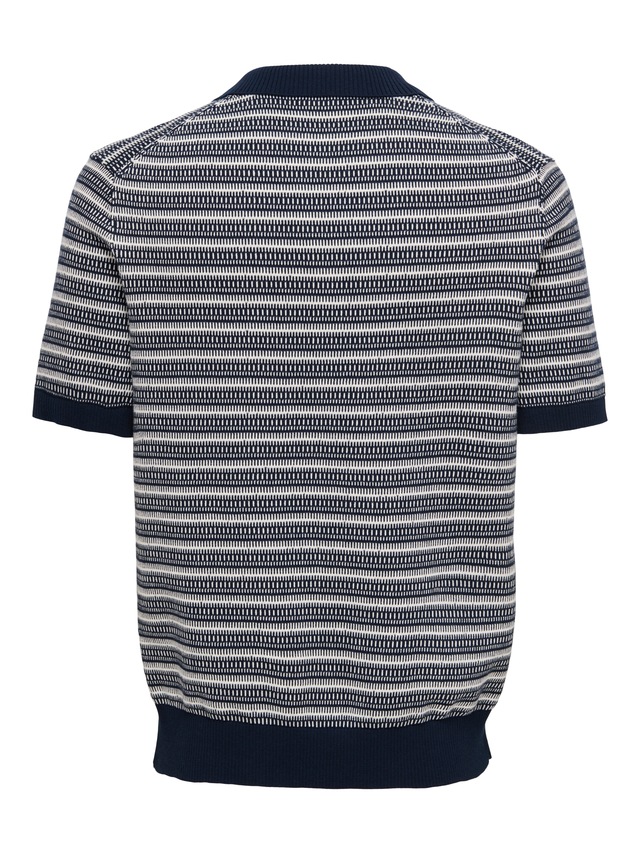 ONLY & SONS Polokragenpullover »ONSTILO REG SS SPLIT NECK KNIT NOOS« Baumwolle, regular fit