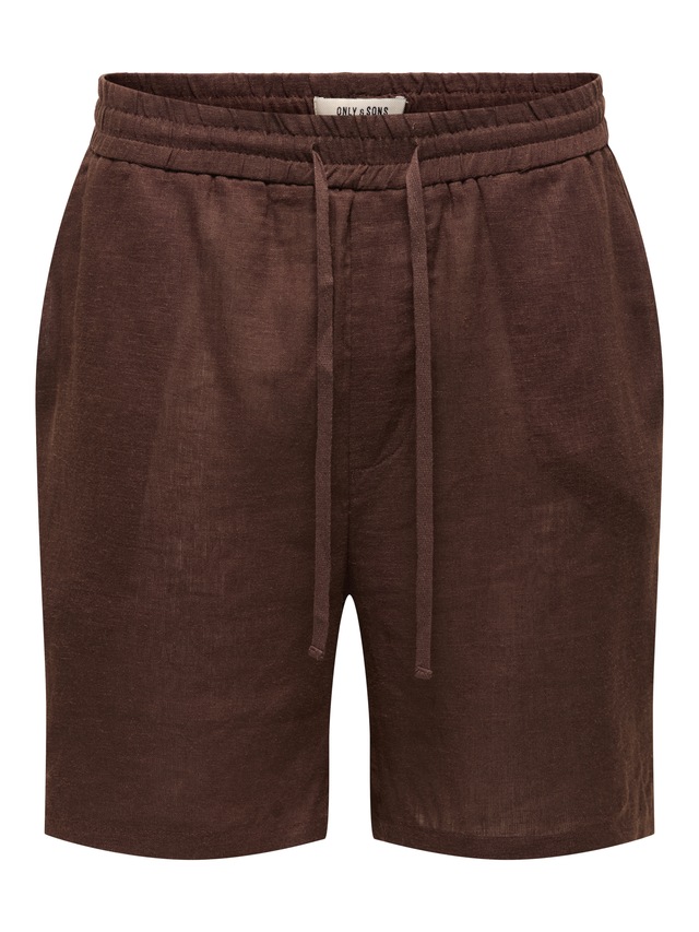 ONLY & SONS Shorts »ONSLAURENCE LINEN BLEND SHORTS NOOS« Viskosemischung, regular fit