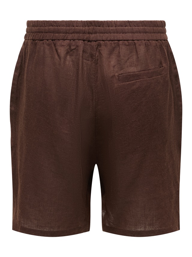 ONLY & SONS Shorts »ONSLAURENCE LINEN BLEND SHORTS NOOS« Viskosemischung, regular fit