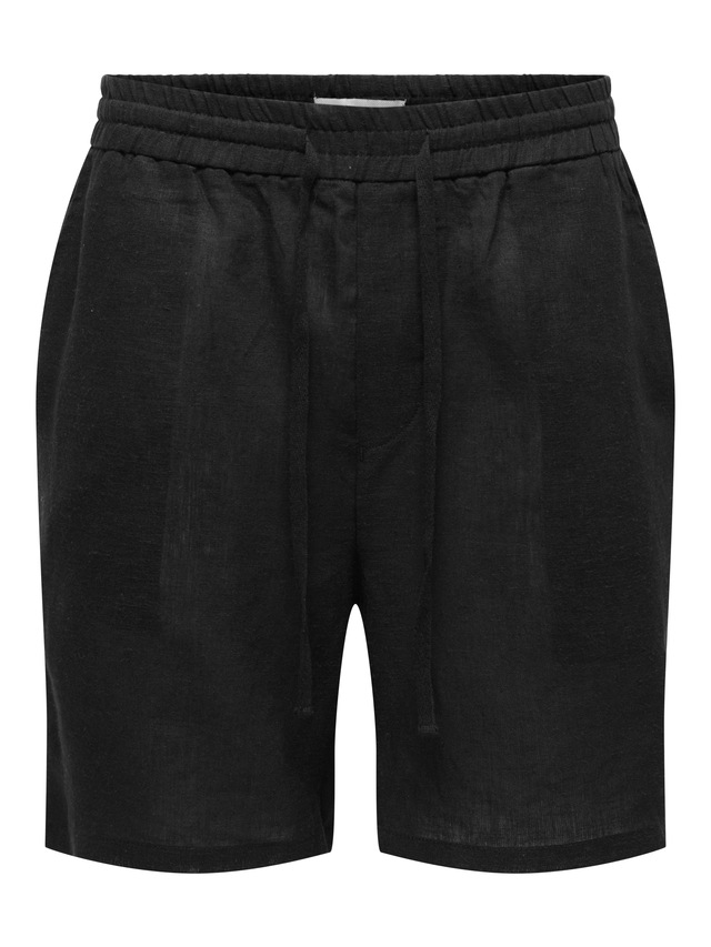 ONLY & SONS Shorts »ONSLAURENCE LINEN BLEND SHORTS NOOS« Viskosemischung, regular fit
