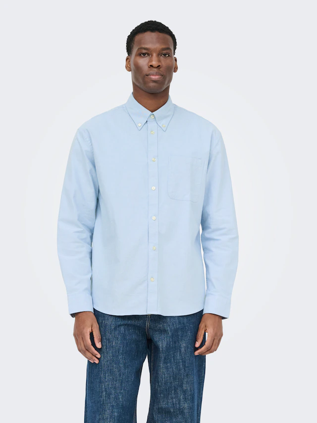 ONLY & SONS Langarmhemd »ONSOXFORD LS SHIRT FRML NOOS« Baumwollmischung, regular fit