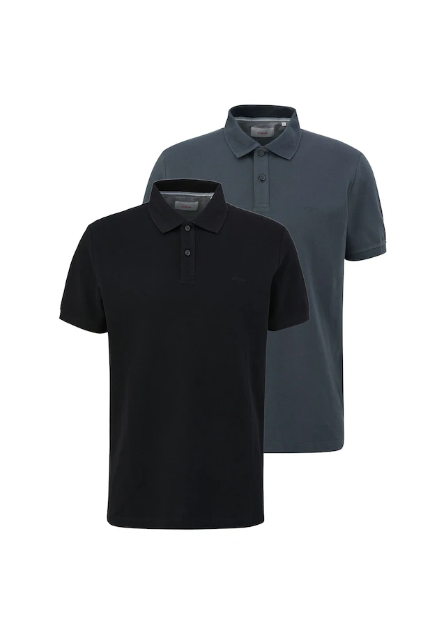 s.Oliver Poloshirt »Poloshirt Basic Poloshirt 2er Pack« 2