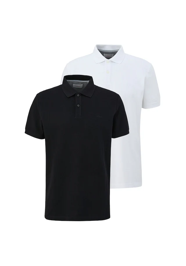 s.Oliver Poloshirt »Poloshirt Basic Poloshirt 2er Pack« 2