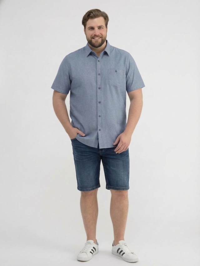 LERROS Bermudas »Denim Bermuda aus flexiblem Baumwollmix, große Größen«