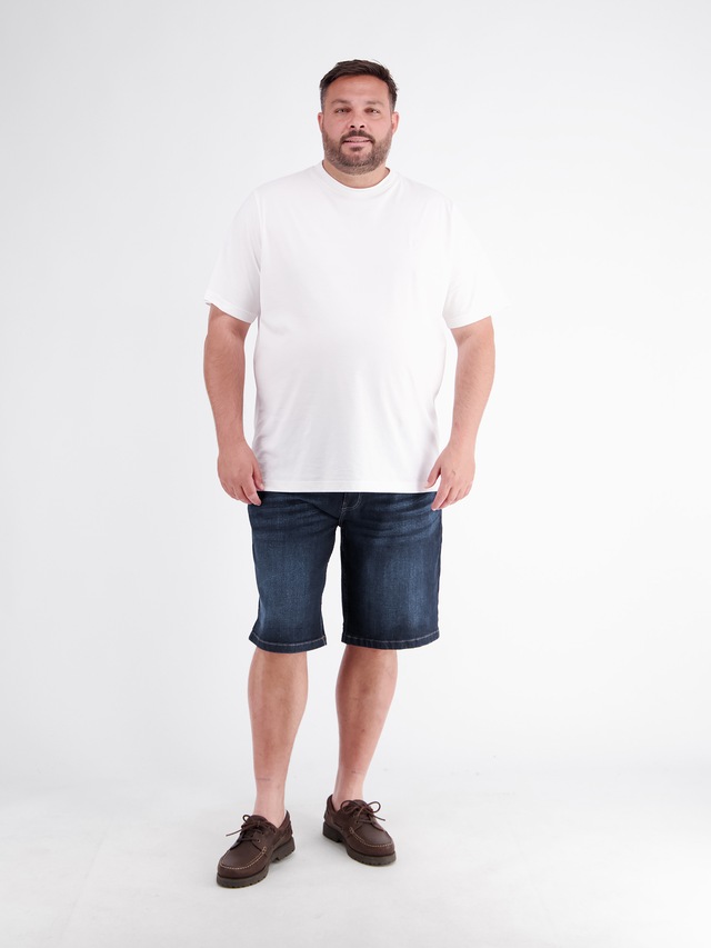 LERROS Bermudas »Denim Bermuda aus flexiblem Baumwollmix, große Größen«