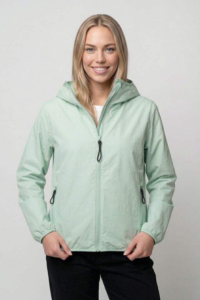 Alife & Kickin Sommerjacke »Damen SolveidAK A Übergangsjacke, Jacke« leichte Übergangsjacke mit Kapuze aus recyceltem Materialmix