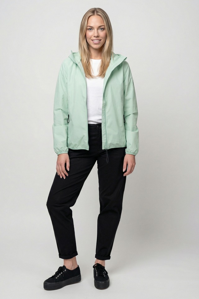 Alife & Kickin Sommerjacke »Damen SolveidAK A Übergangsjacke, Jacke« leichte Übergangsjacke mit Kapuze aus recyceltem Materialmix
