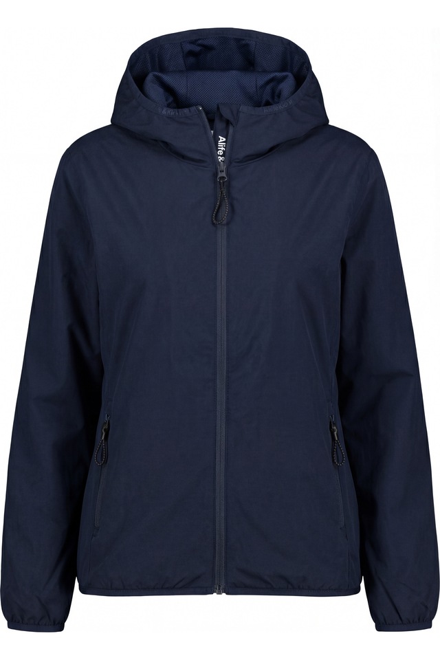Alife & Kickin Sommerjacke »Damen SolveidAK A Übergangsjacke, Jacke« leichte Übergangsjacke mit Kapuze aus recyceltem Materialmix