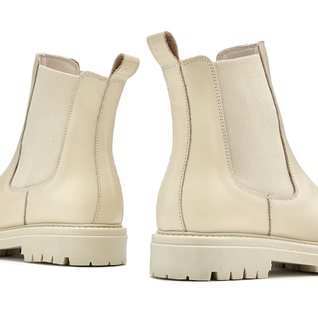 Elbsand Stiefelette »Chelseaboots, Schlupfstiefel, Lederstiefelette, Herbststiefelette« NEU Bikerboots aus Leder mit Stretch-Einsätzen & leichter Profilsohle