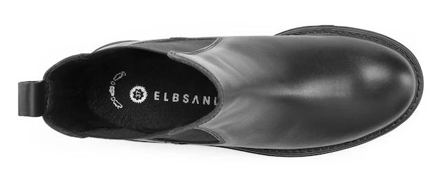 Elbsand Stiefelette »Chelseaboots, Schlupfstiefel, Lederstiefelette, Herbststiefelette« NEU Bikerboots aus Leder mit Stretch-Einsätzen & leichter Profilsohle