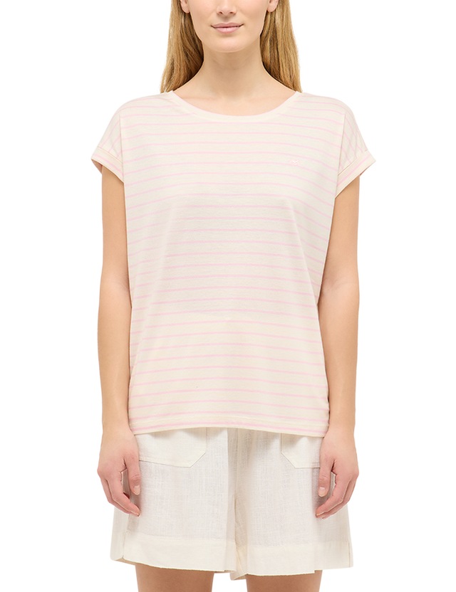 MUSTANG Kurzarmshirt »Damen Style Lesley«