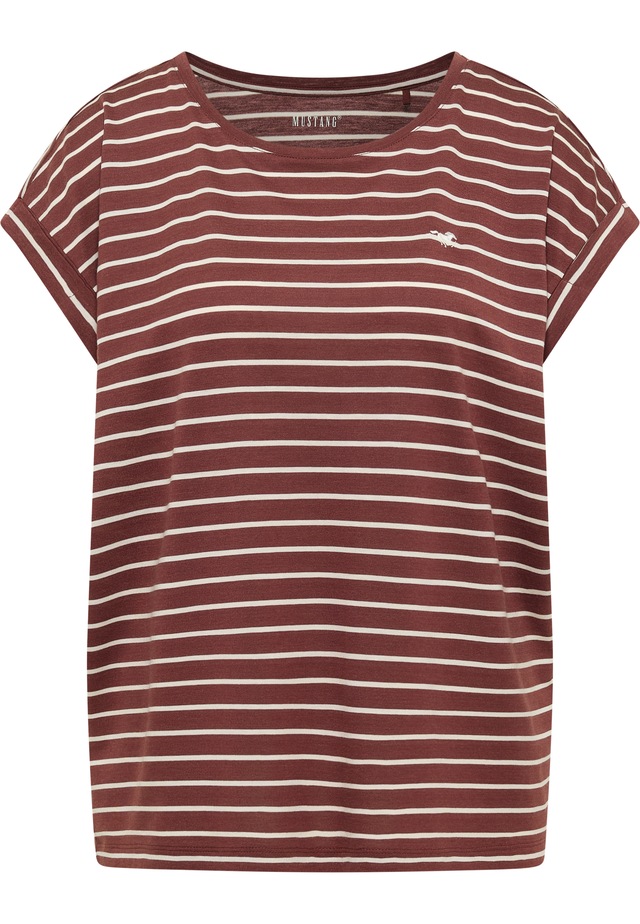 MUSTANG Kurzarmshirt »Damen Style Lesley«