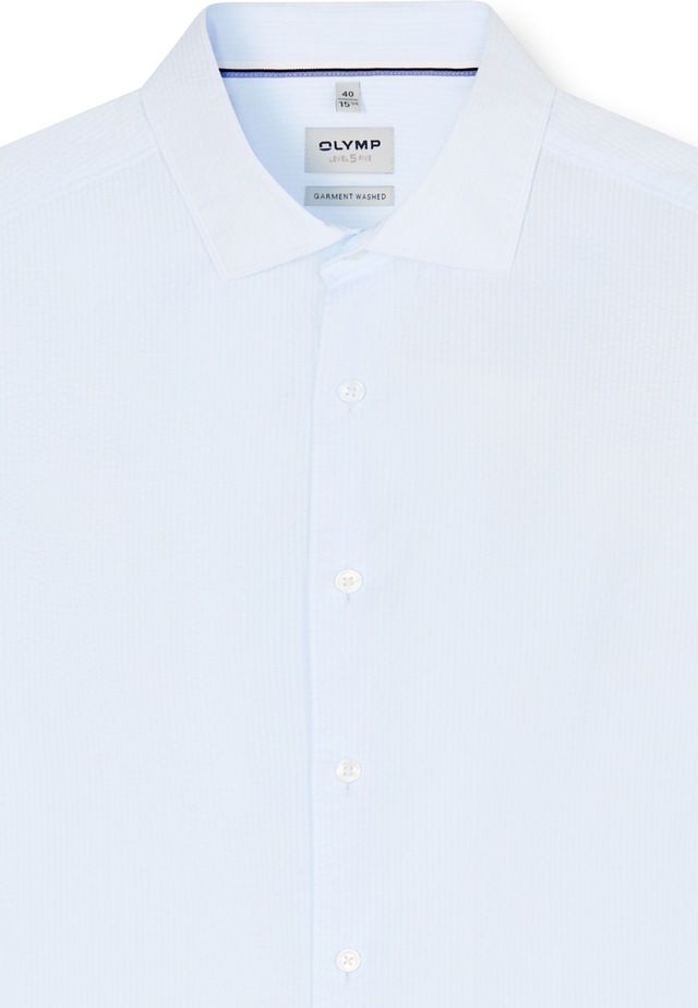 OLYMP Businesshemd »OLYMP Level Five garment washed, Body Fit, Kent«