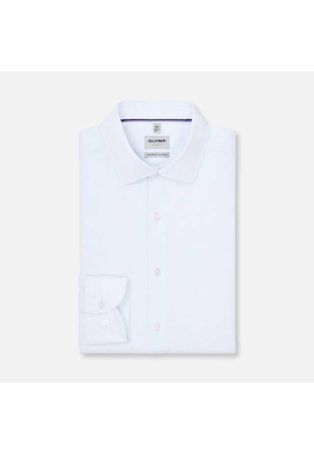 OLYMP Businesshemd »OLYMP Level Five garment washed, Body Fit, Kent«