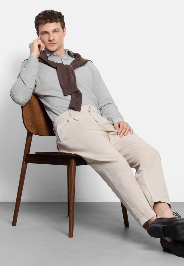 OLYMP Businesshemd »OLYMP Level Five garment washed, Body Fit, Kent«