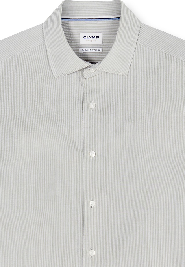 OLYMP Businesshemd »OLYMP Level Five garment washed, Body Fit, Kent«