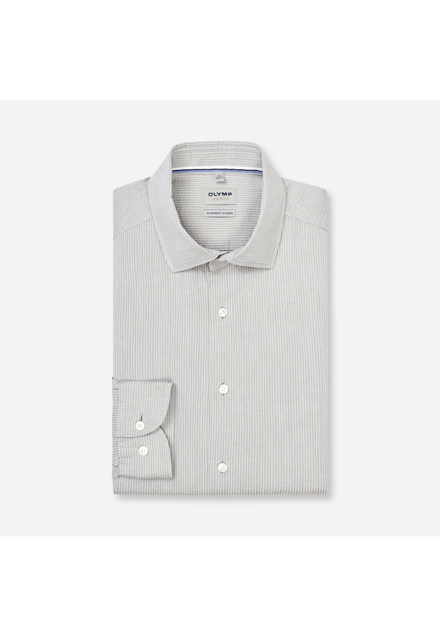 OLYMP Businesshemd »OLYMP Level Five garment washed, Body Fit, Kent«