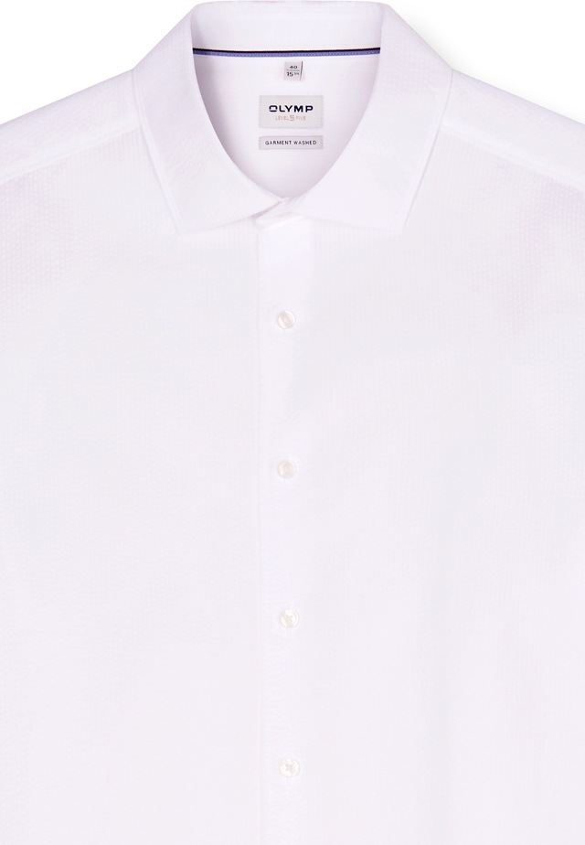 OLYMP Businesshemd »OLYMP Level Five garment washed, Body Fit, Kent«