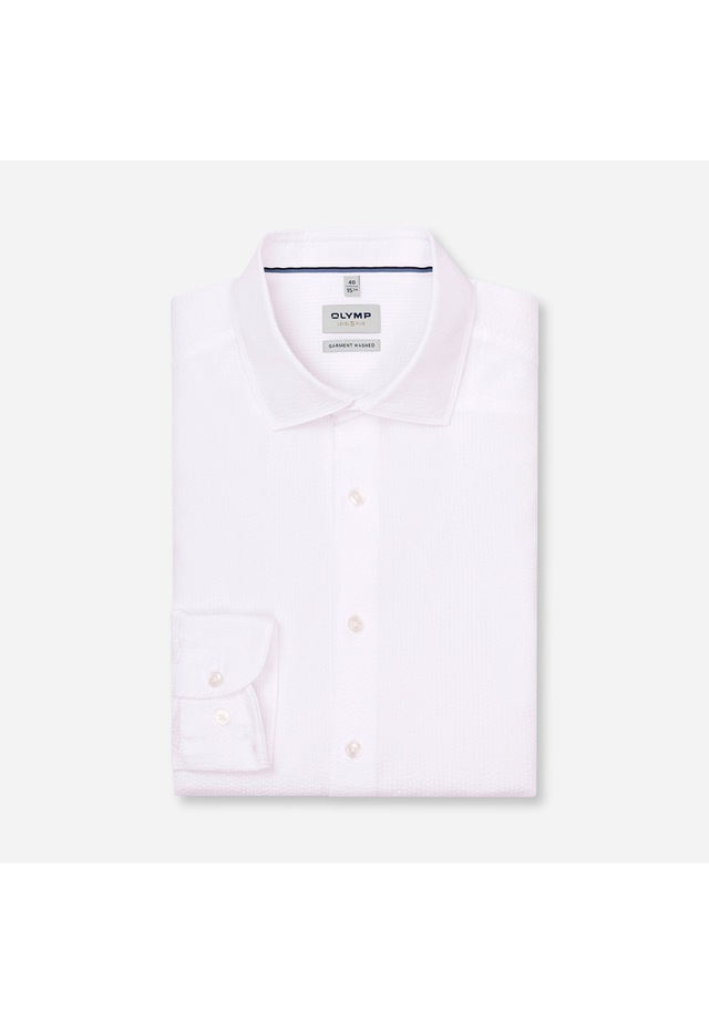 OLYMP Businesshemd »OLYMP Level Five garment washed, Body Fit, Kent«