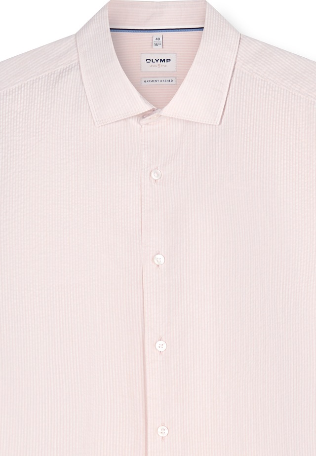 OLYMP Businesshemd »OLYMP Level Five garment washed, Body Fit, Kent«