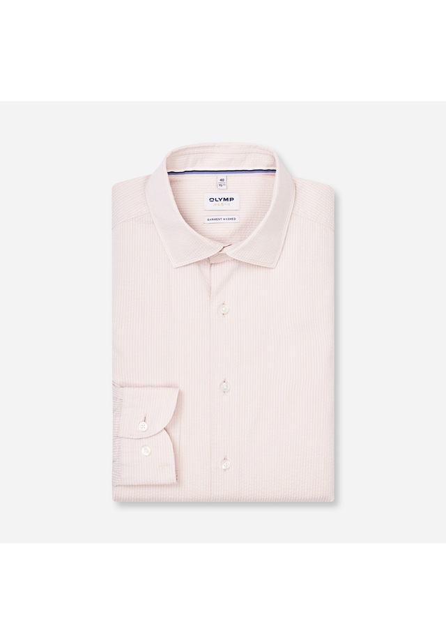 OLYMP Businesshemd »OLYMP Level Five garment washed, Body Fit, Kent«