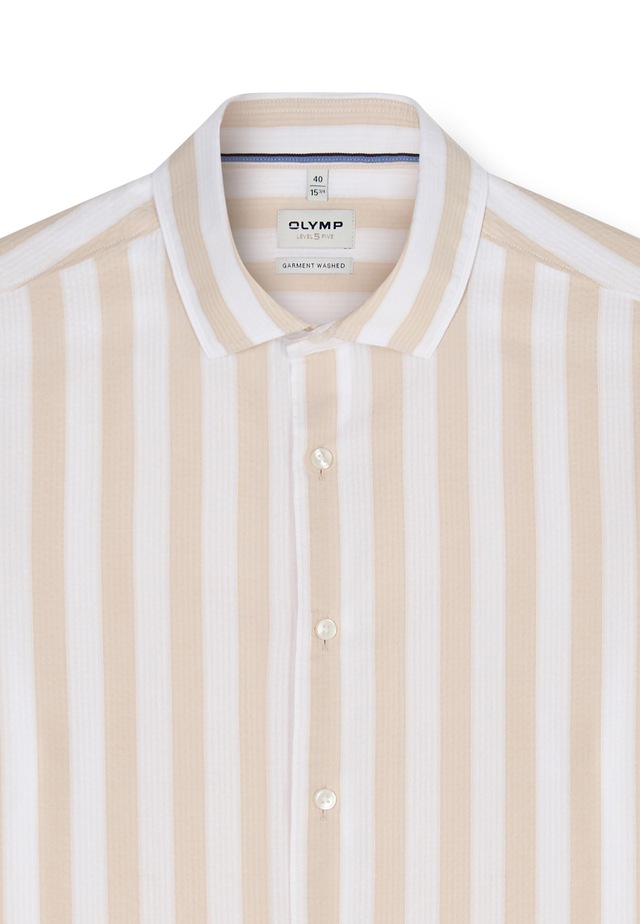 OLYMP Businesshemd »OLYMP Level Five garment washed, Body Fit, Kent«