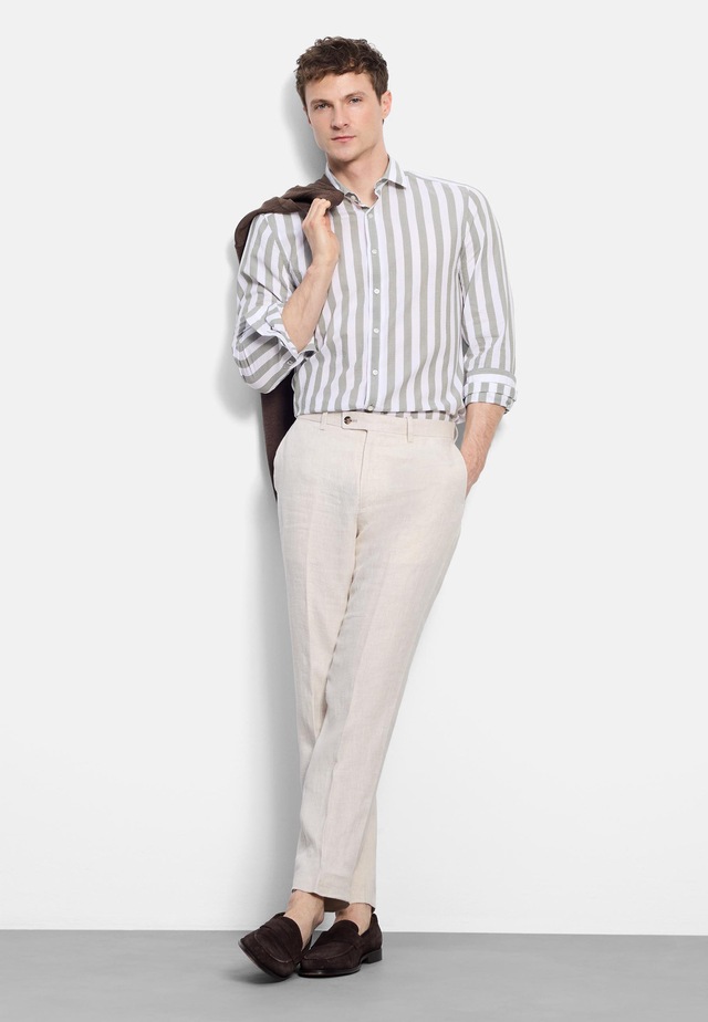 OLYMP Businesshemd »OLYMP Level Five garment washed, Body Fit, Kent«