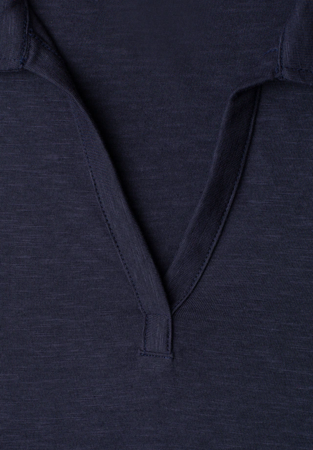 STREET ONE Poloshirt im soften Baumwoll-Mix