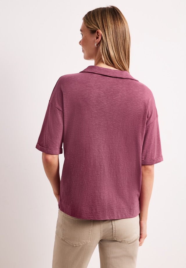 STREET ONE Poloshirt im soften Baumwoll-Mix