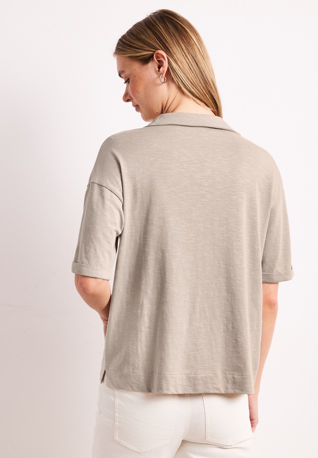 STREET ONE Poloshirt im soften Baumwoll-Mix